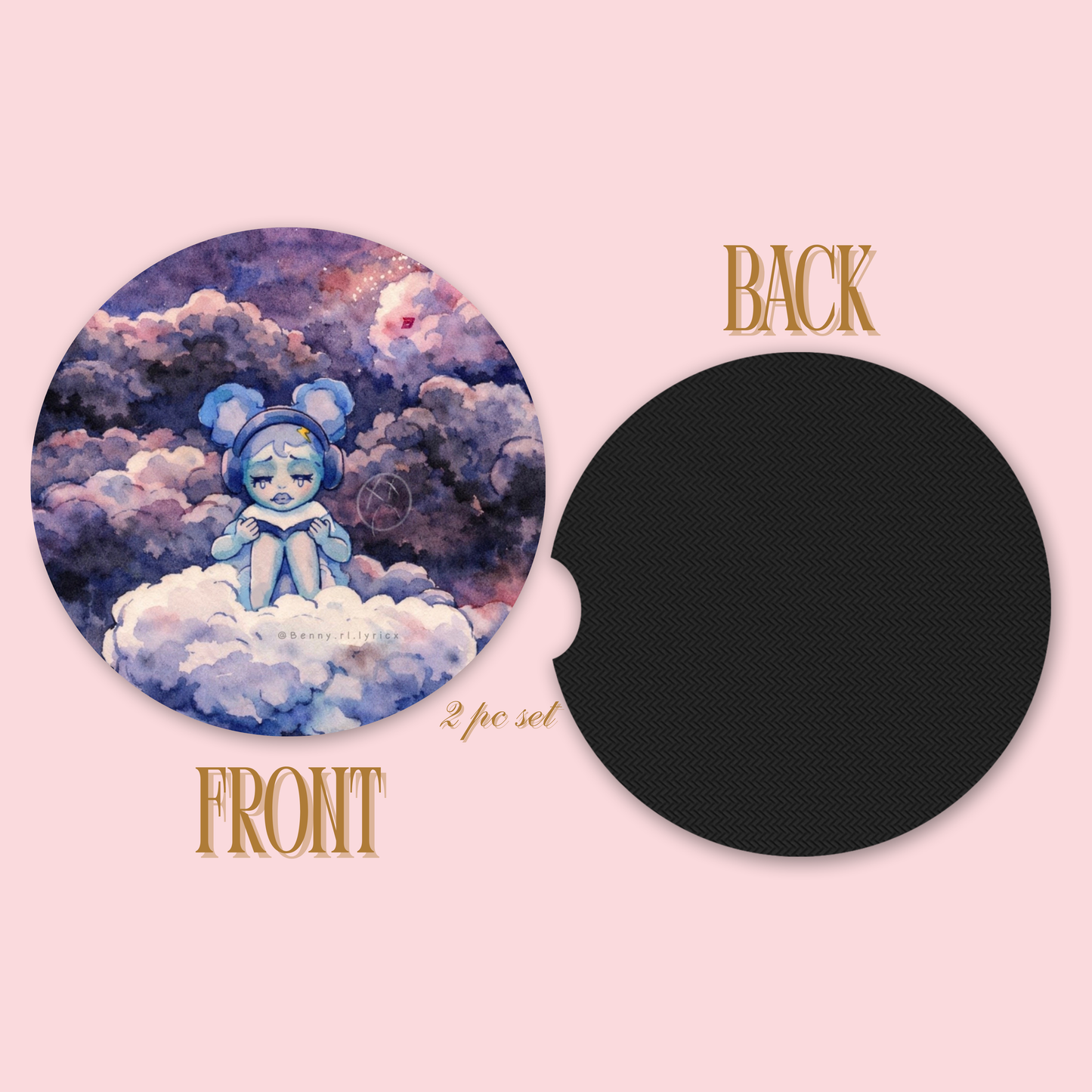 Sad Girlz Car Coasters