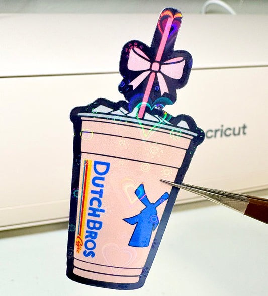 Coquette Coffee Sticker