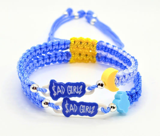 Blue Sad Girlz Bracelet