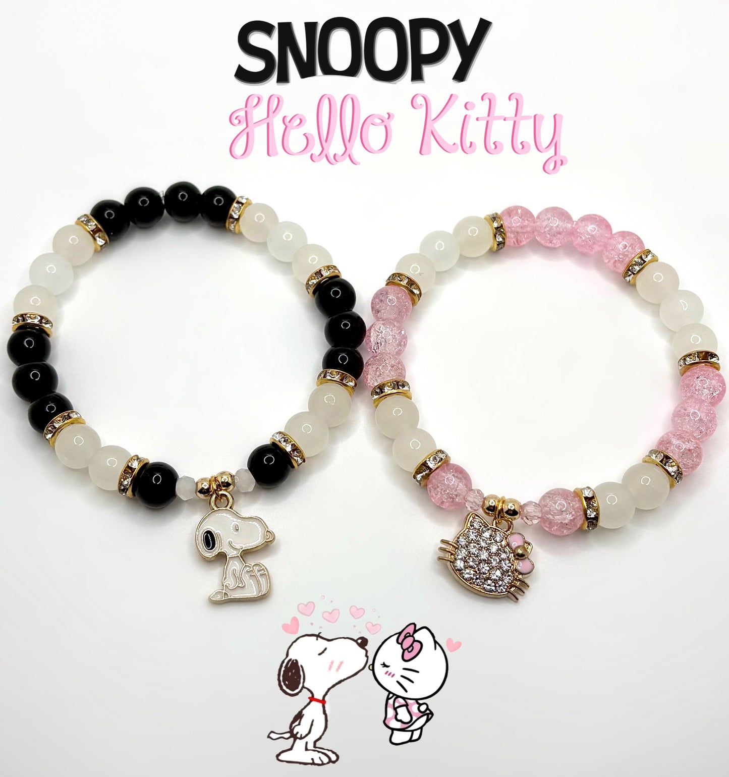 Snoopy X Kitty Bracelets