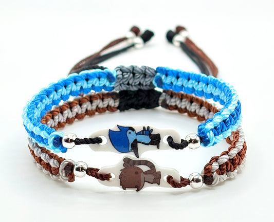 Bird & Raccoon Bracelets