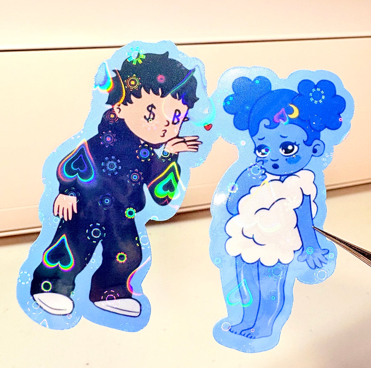 Blue SB X SG Sticker