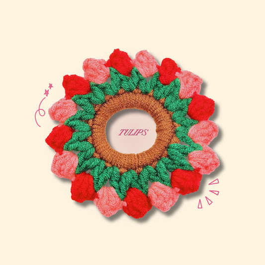 Tulips Scrunchie