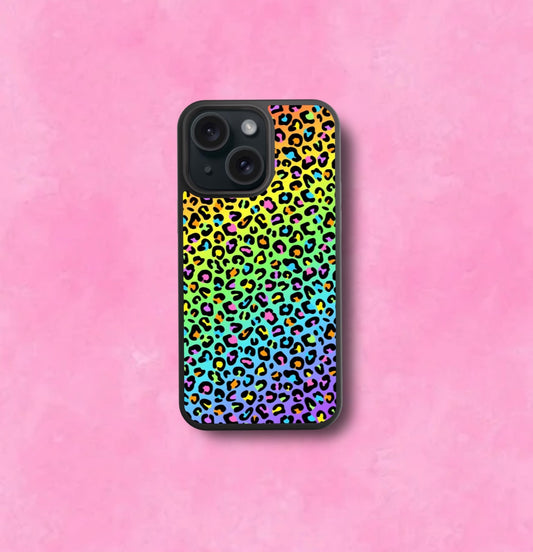 Rainbow Cheetah Case