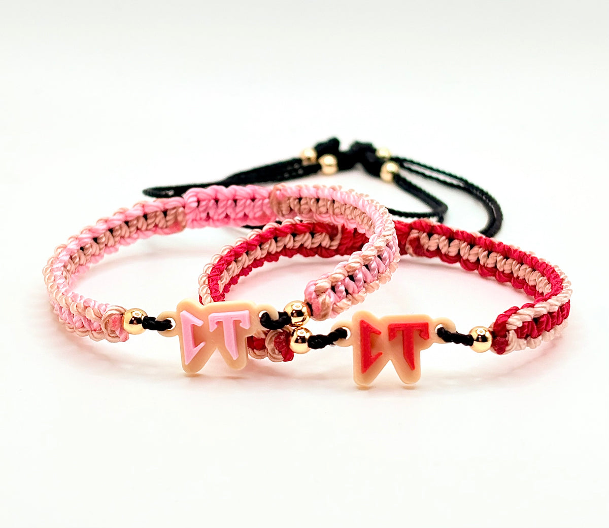 CT Pink X Red Bracelets