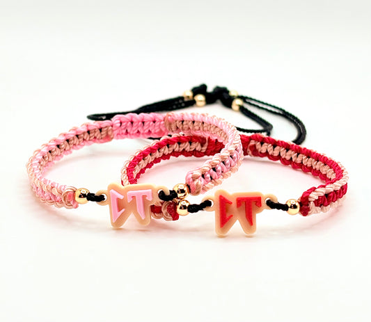 CT Pink X Red Bracelets