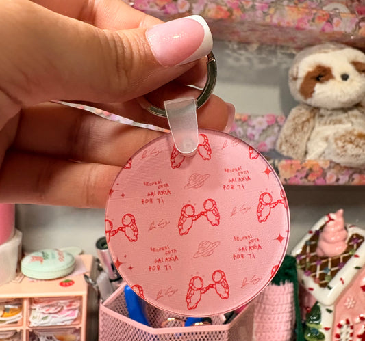 Pink Ivan Cornejo Keychain