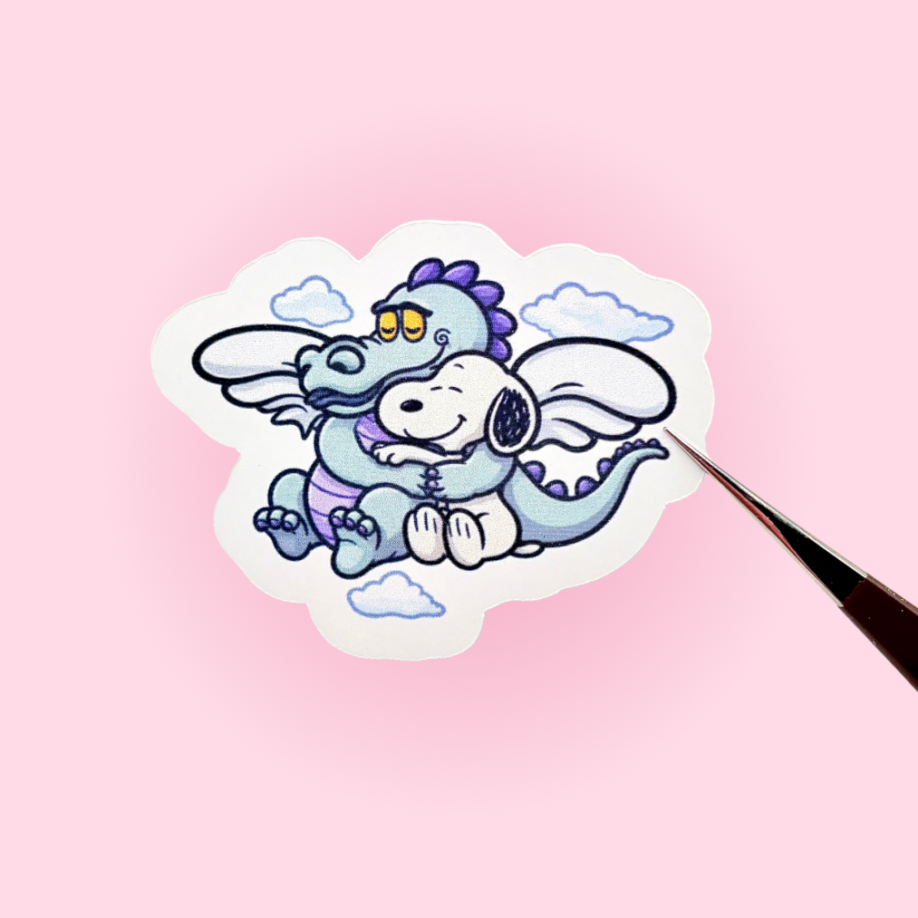Dragon X Dog Sticker
