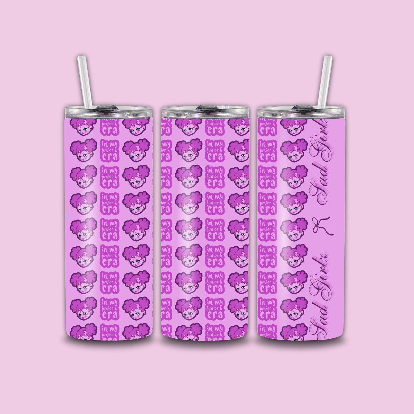 Purple Sad Girlz Tumbler