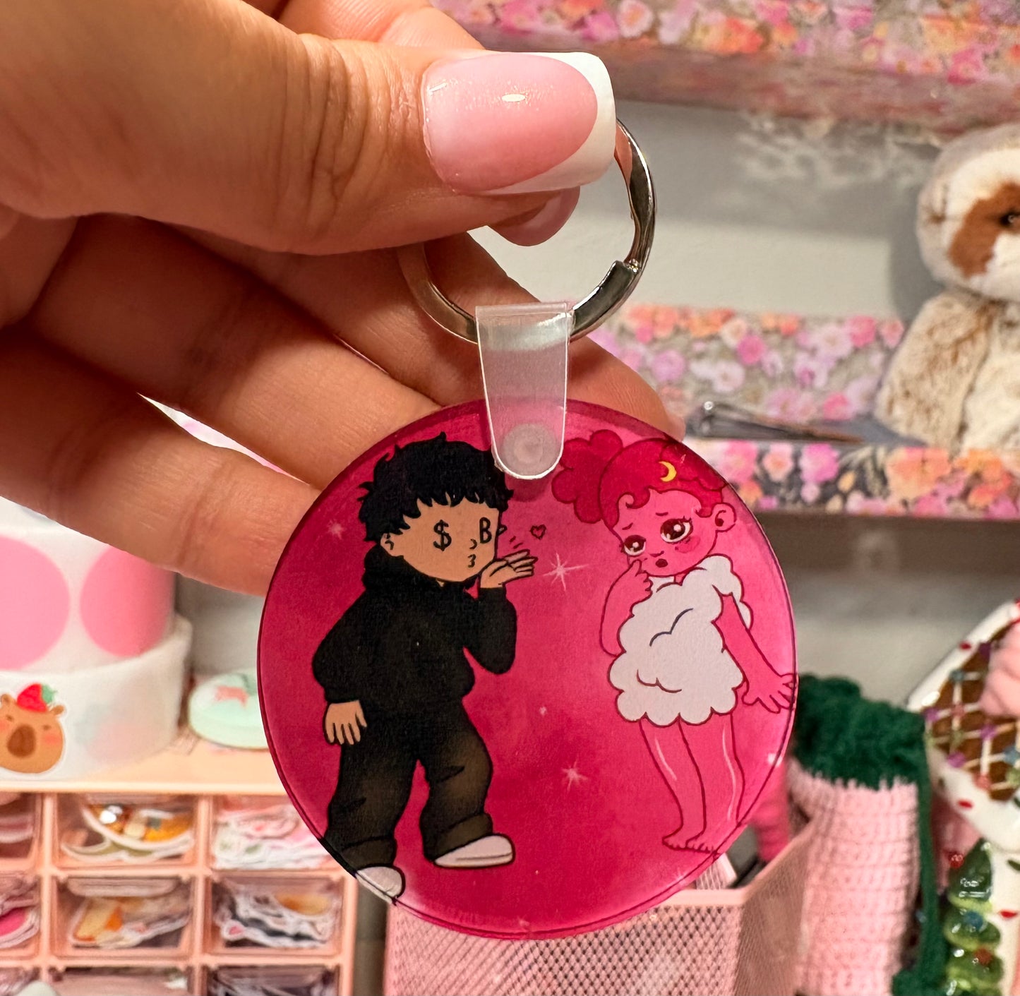 Pink SB X SG Keychain