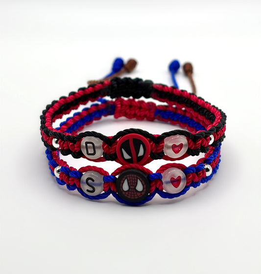 Deadpool X Spidey Bracelets