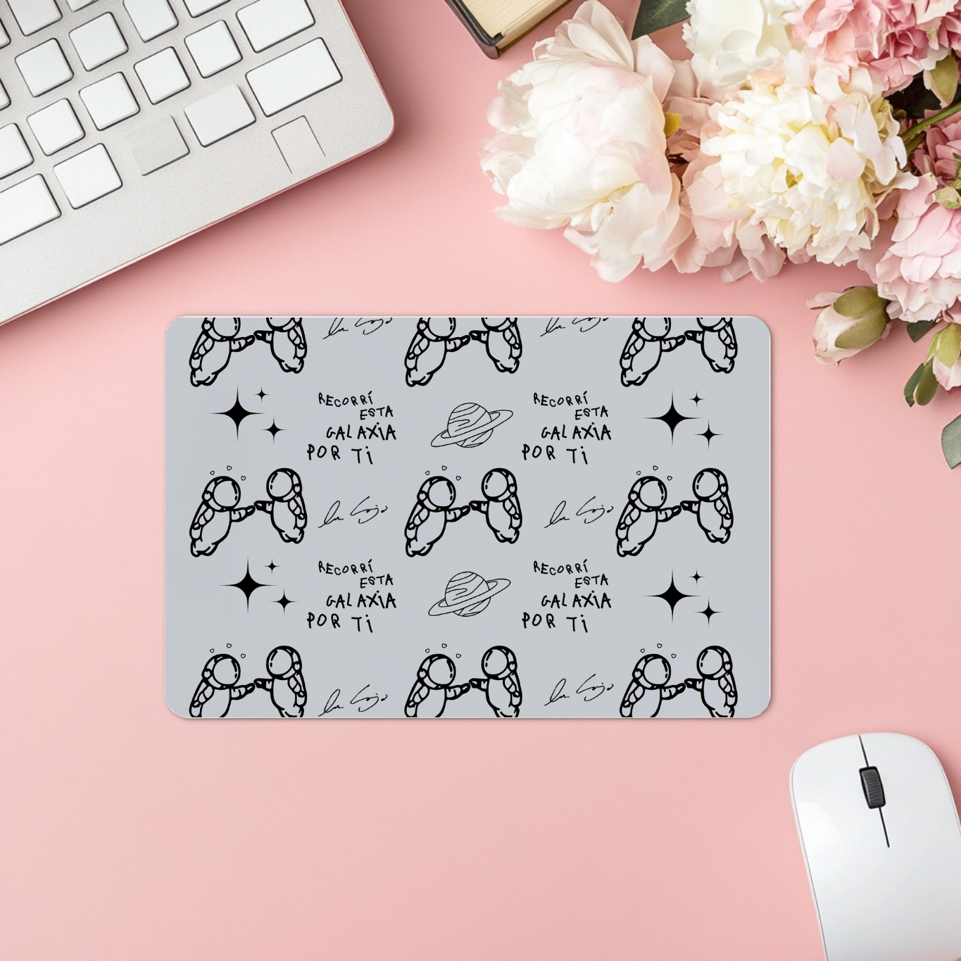 Gray Ivan Cornejo Mouse Pad