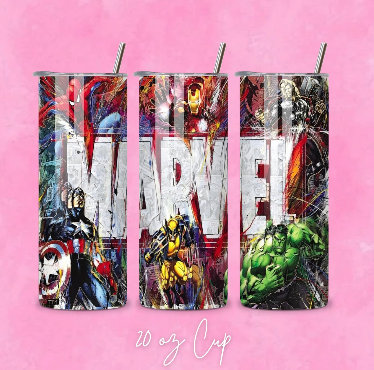 Superheroes Tumbler