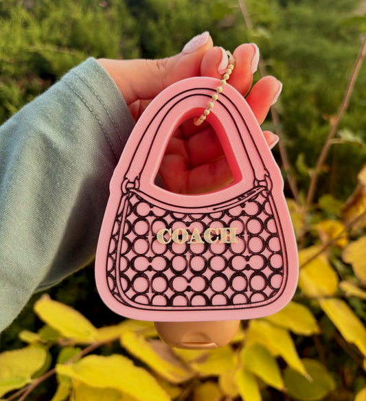 Pink Bag Hand Sanitizer Holder